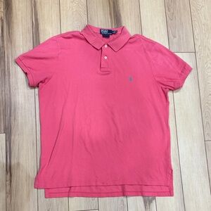 Polo by Ralph Lauren Custom Fit Coral Polo Shirt